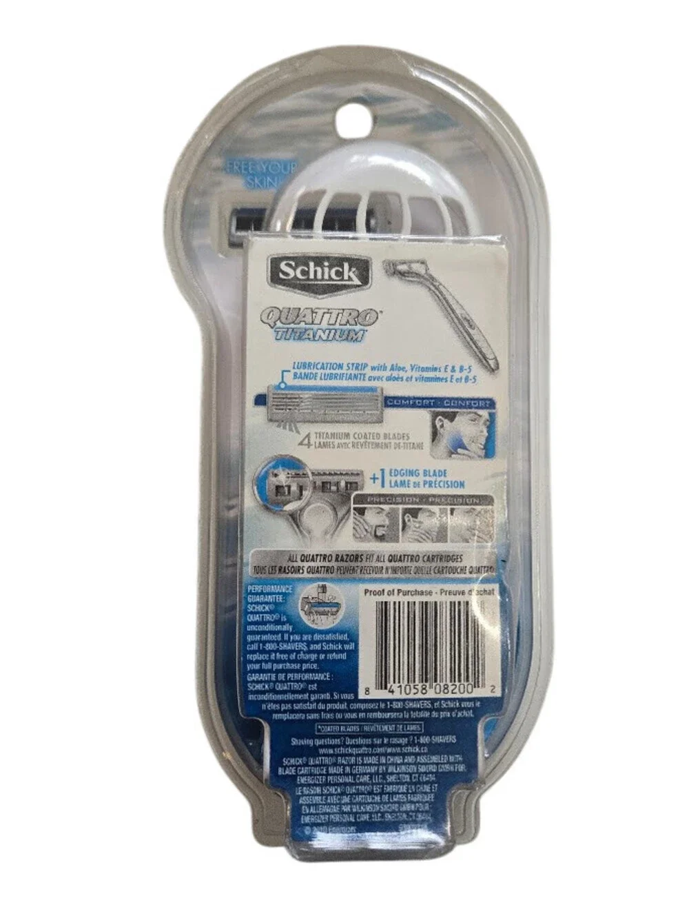 3 Packs Schick Quattro Titanium Razor + 6 Cartridges NEW Factory Seal